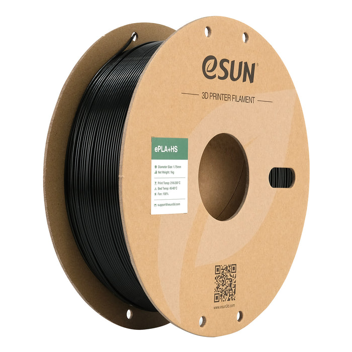 eSUN PLA+ HS - High Speed 3D Printer Filament - Black