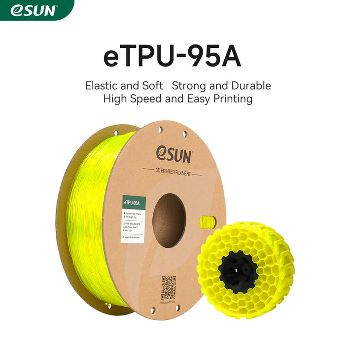 eSUN TPU-95A Flexible 3D Printer Filament 1kg - 1.75mm